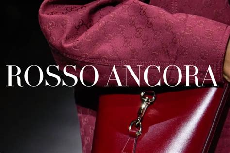 gucci rie.|Gucci rosso ancora.